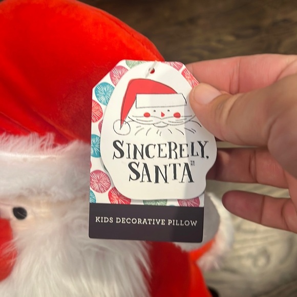 Sincerely Santa decorative pillow - Picture 2 of 5